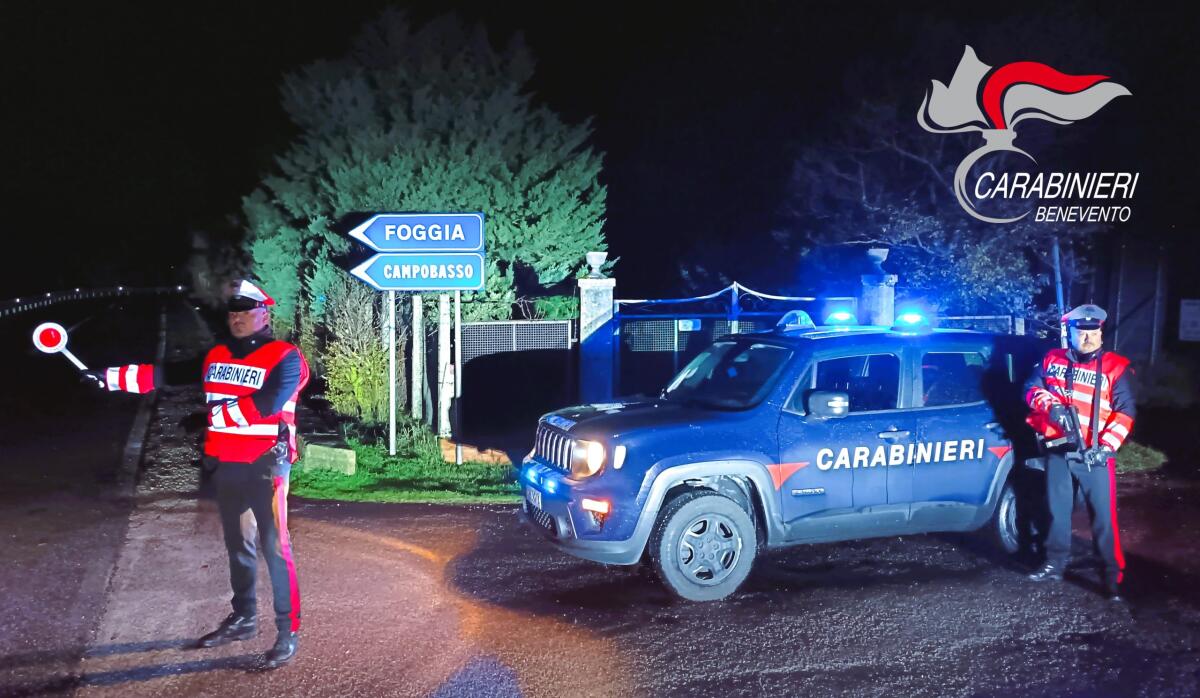 Week end dell'Immacolata, controlli dei Carabinieri in Val Fortore. - 
