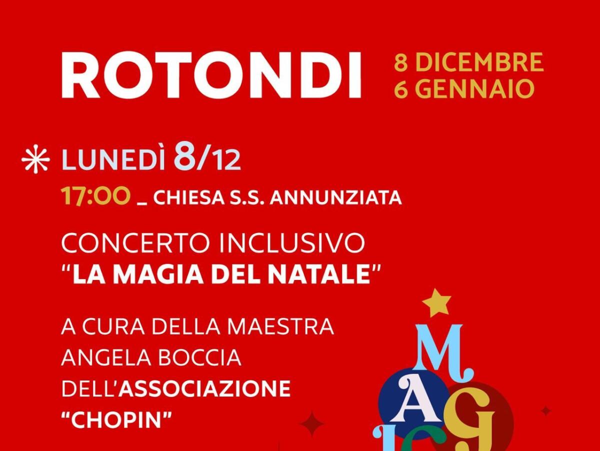 La Magia del Natale a Rotondi: Un Concerto Inclusivo di Emozioni e Talento - 