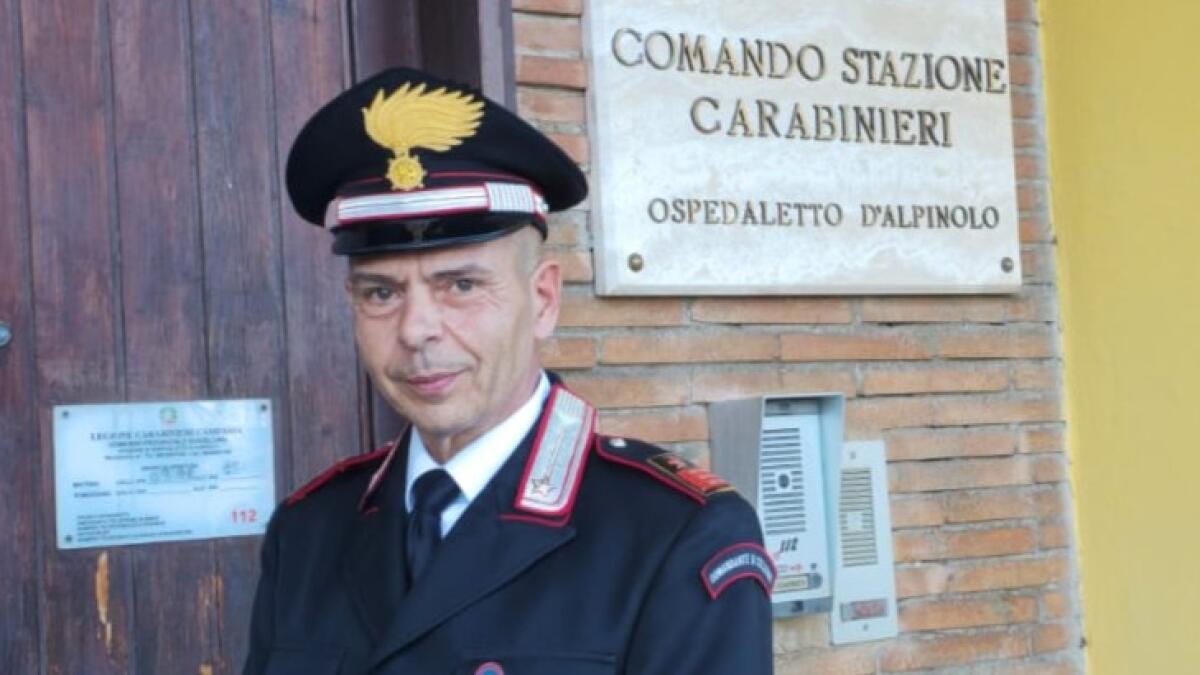 Luogotenente Giulio Ciaramella nuovo Comandante della Stazione Carabinieri di Ospedaletto d'Alpinolo. - 