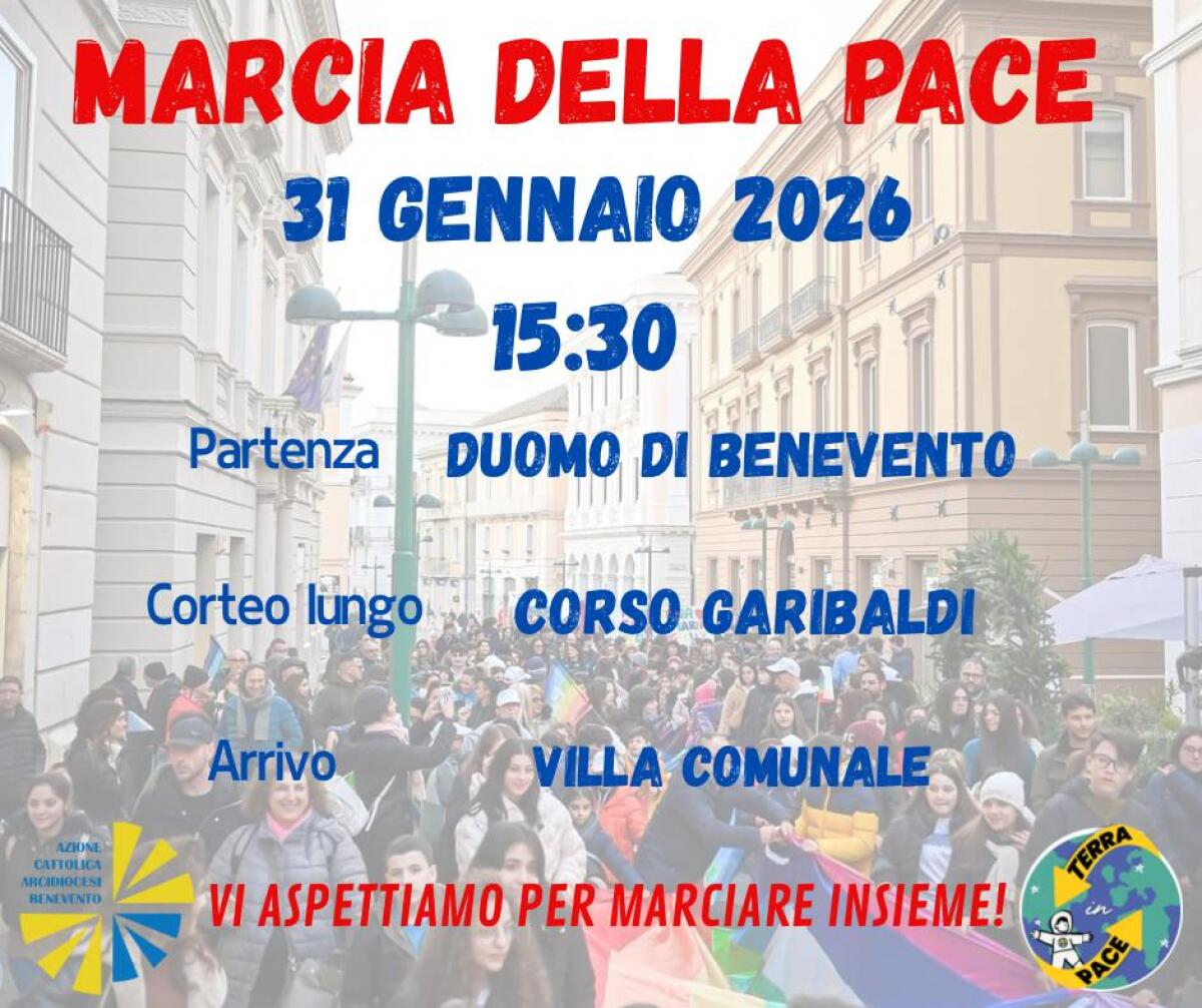 Benevento. Sabato la Marcia per la Pace - 