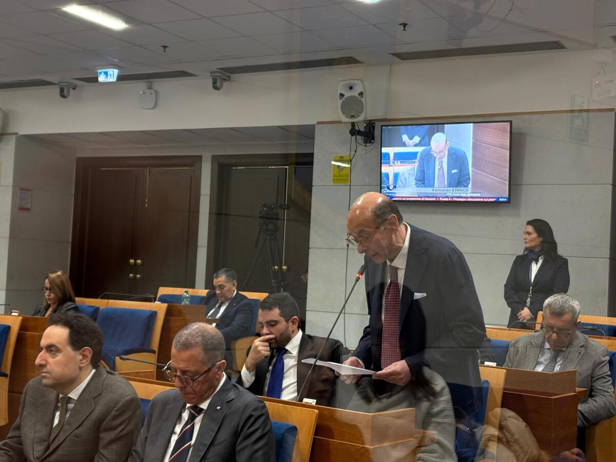 Consiglio regionale, Errico (FI): “Su sanità e trasporti atti concreti e non parole” - 