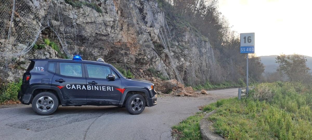 Moschiano. Smottamento in Contrada Santa Cristina - 