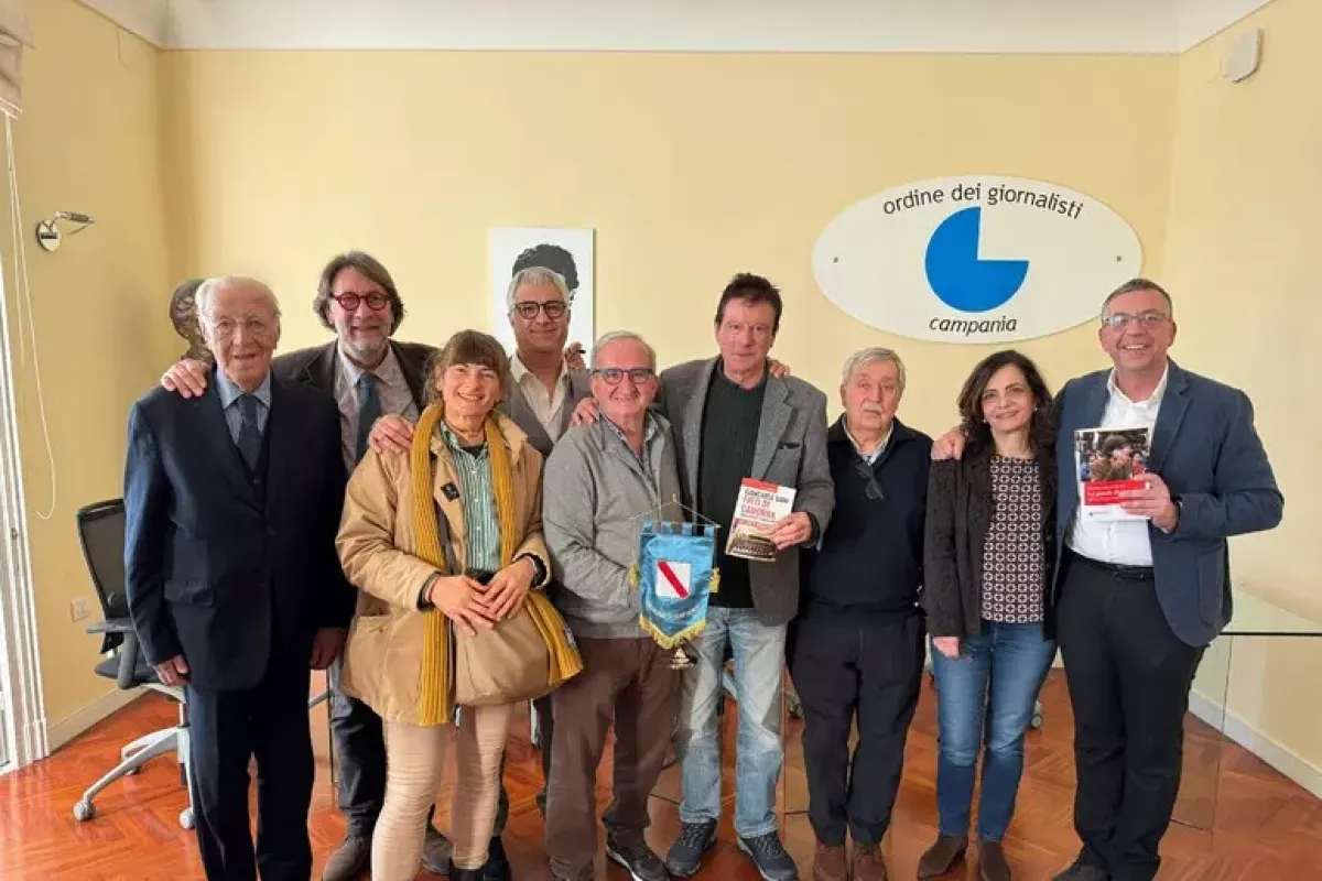 Manfredi incontra vertici Ordine giornalisti della Campania - 
