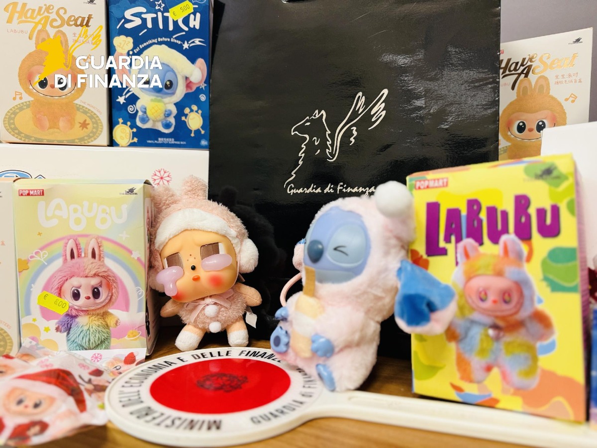Maxi Sequestro di Peluche "Labubu" Contraffatti - 
