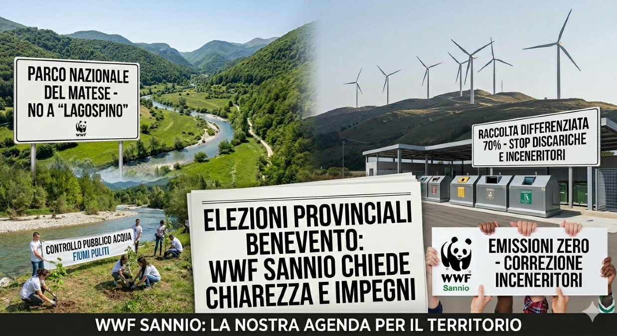 WWF Sannio ai candidati: "Chiarezza su acqua e ambiente" - 
