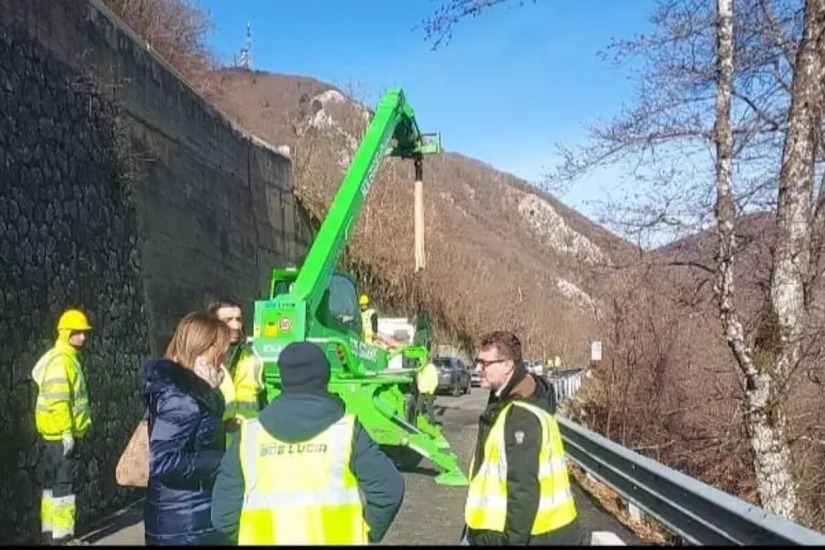 Frana Montevergine, partiti i lavori di ripristino - 