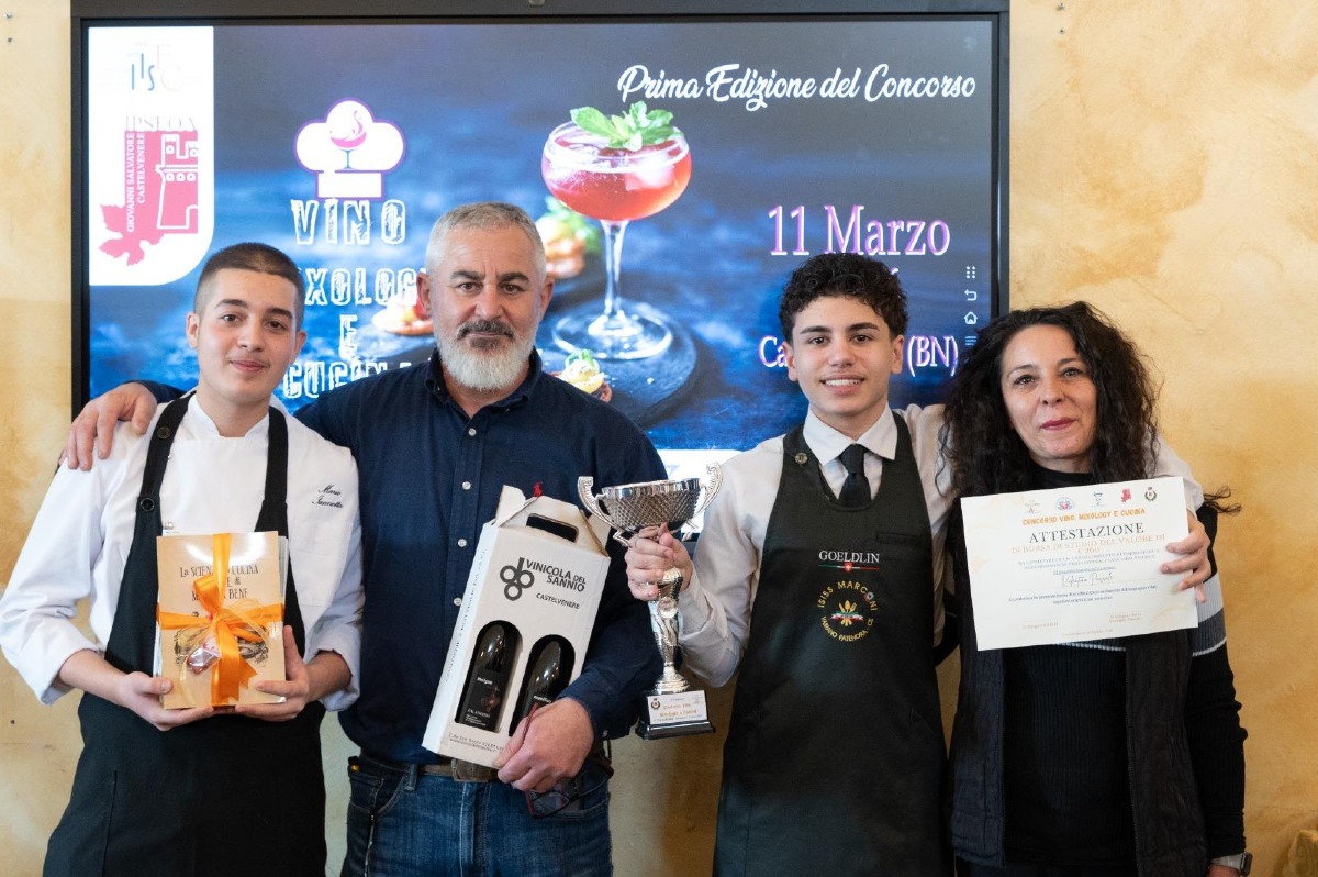 Vino e Mixology:a Castelvenere premiati i talenti del Sannio - 