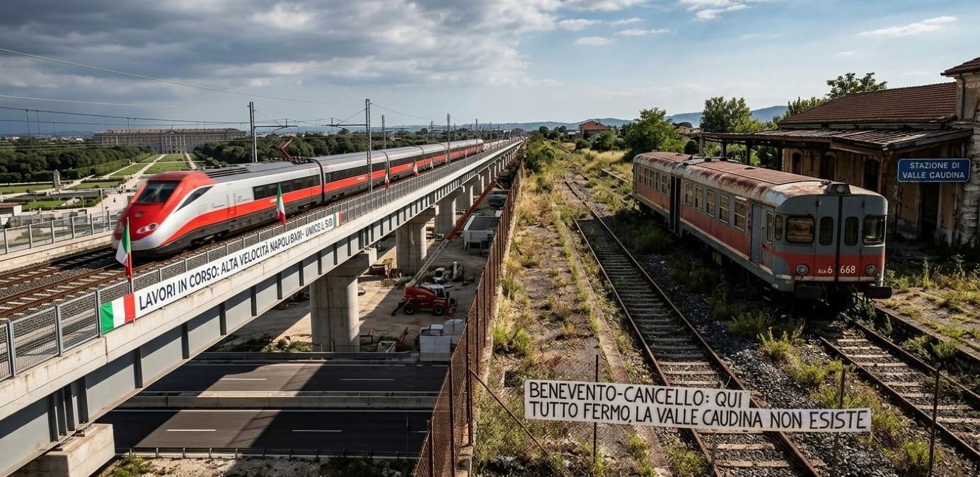 Napoli-Bari corre, la Valle Caudina muore: binari di serie B - 