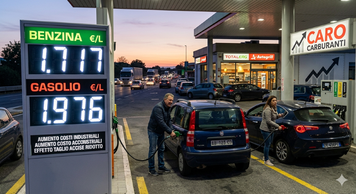 Carburanti: l'aumento dei costi industriali "mangia" il taglio delle accise - 