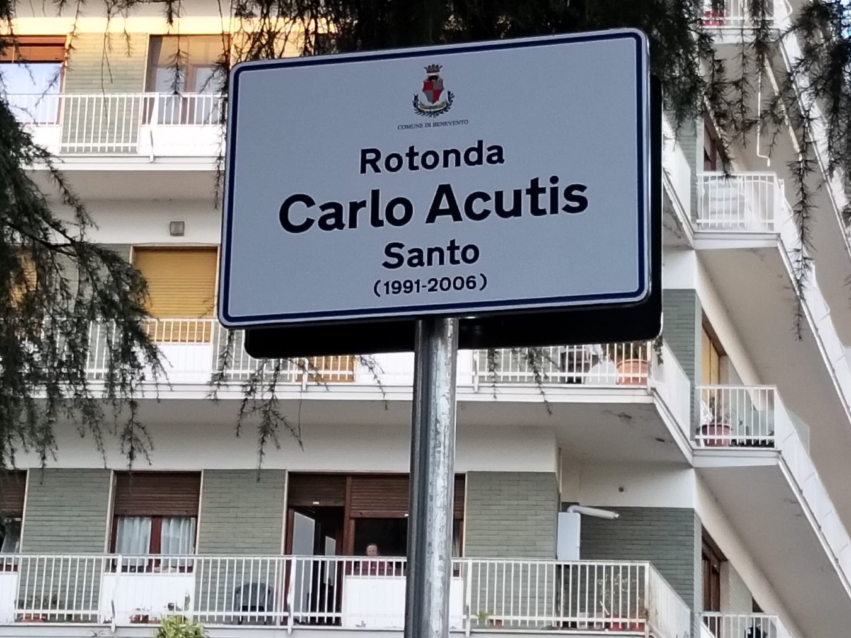  Carlo Acutis inaugurazione Rotonda Bn