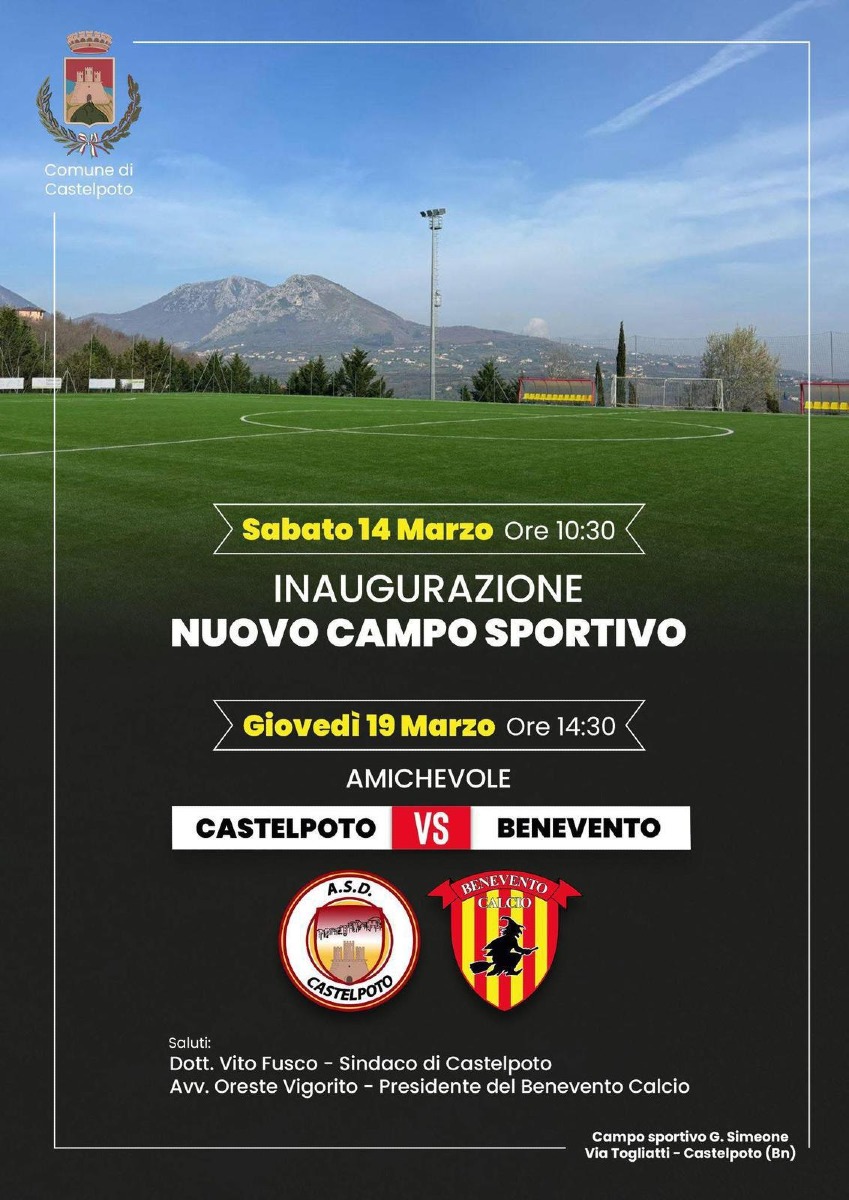 Castelpoto nuovo campo di calcio
