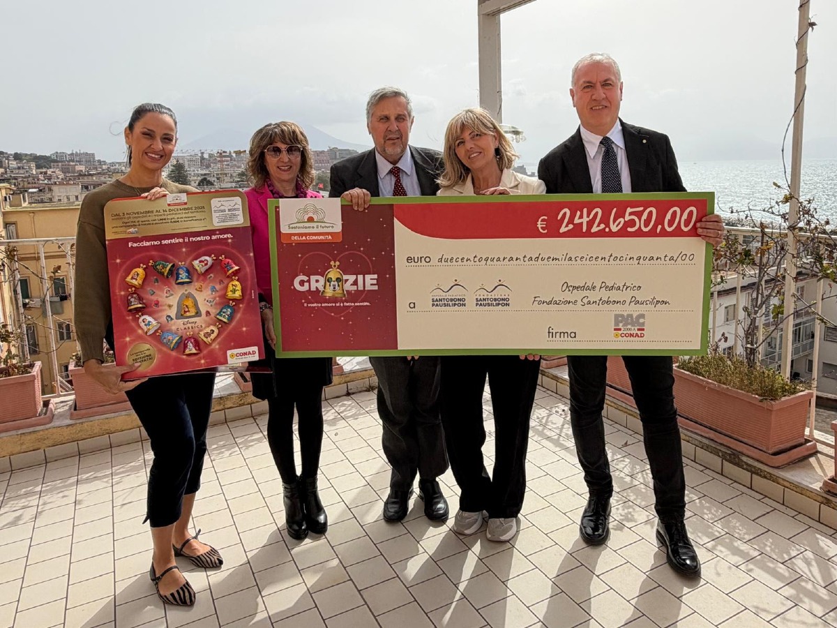 Conad e Santobono: 242mila euro per la cura dei bimbi dalle zone di guerra - 