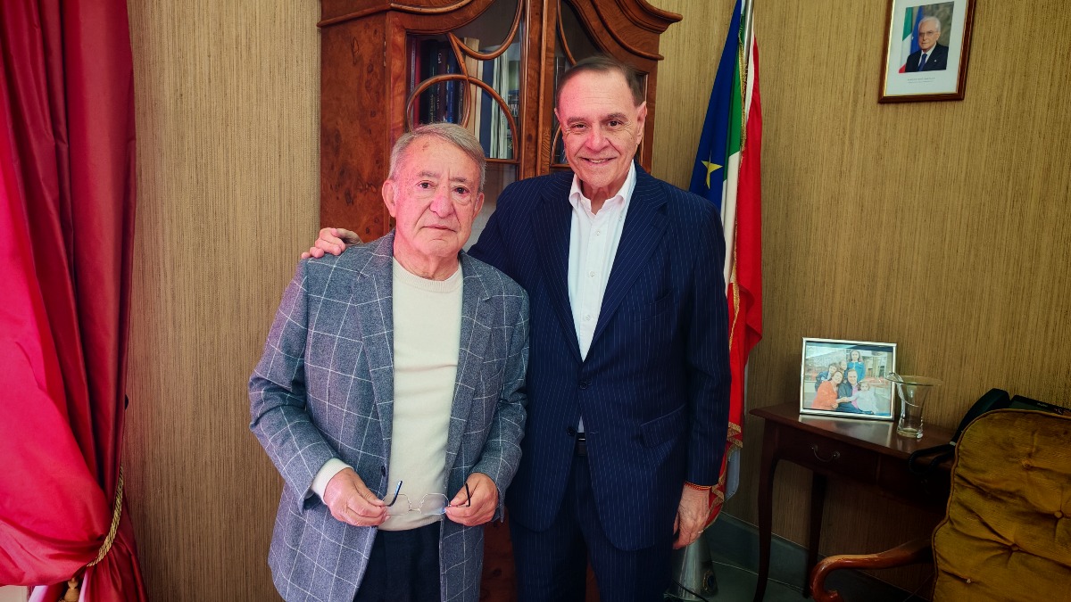 Il Sindaco Mastella accoglie Oreste Vigorito: festa per il Benevento - 