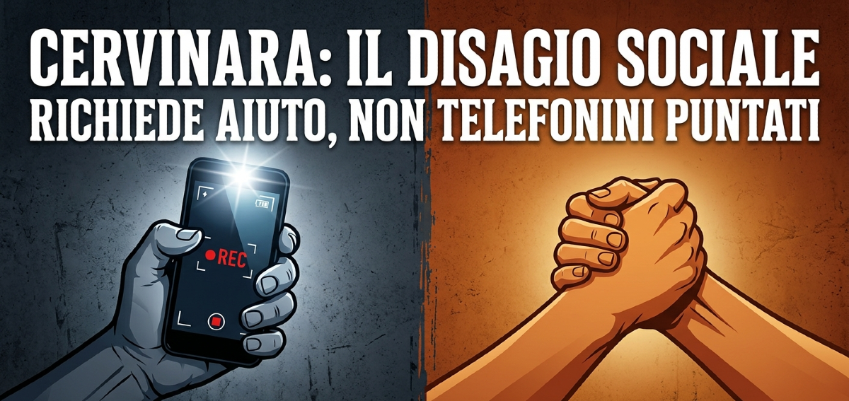 Cervinara: il disagio sociale richiede aiuto, non telefonini puntati - 