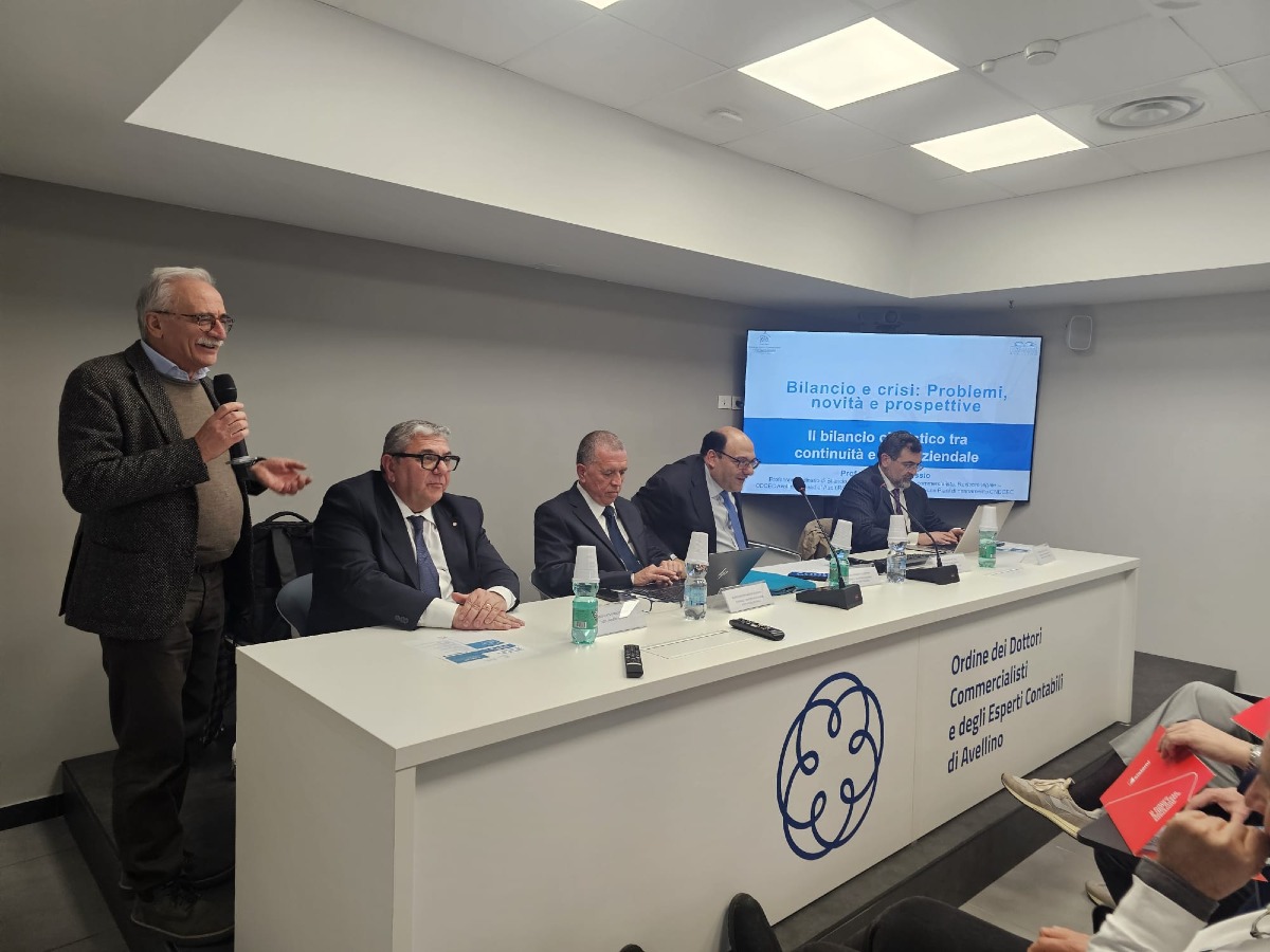 Successo per il convegno ODCEC Avellino su bilancio e crisi d'impresa - 