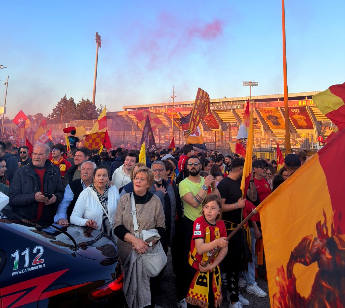 Benevento, delirio giallorosso: domenica la festa per la Serie B - 