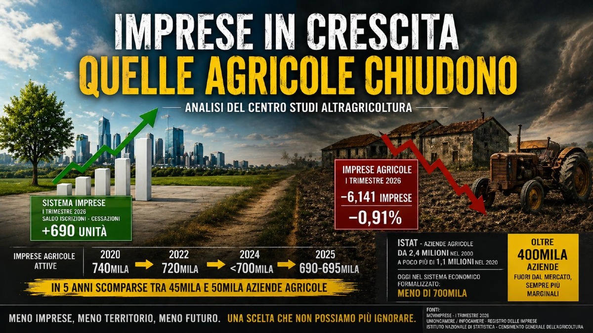 La desertificazione agricola: l’Italia perde le sue piccole imprese - 