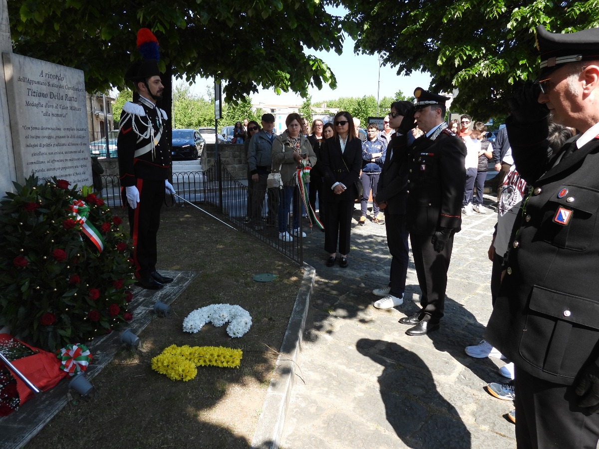 Sant’Agata de’ Goti: commemorato Appuntato M.O.V.M.Tiziano Della Ratta - 