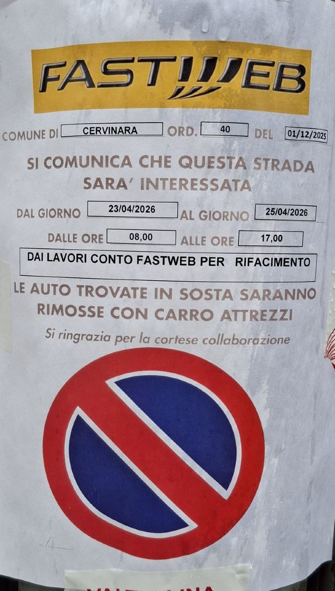 Ordinanza Via Roma