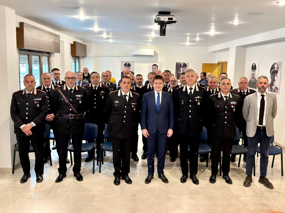 On. Rubano incontra i Carabinieri: focus su sicurezza e legalità nel Sannio - 