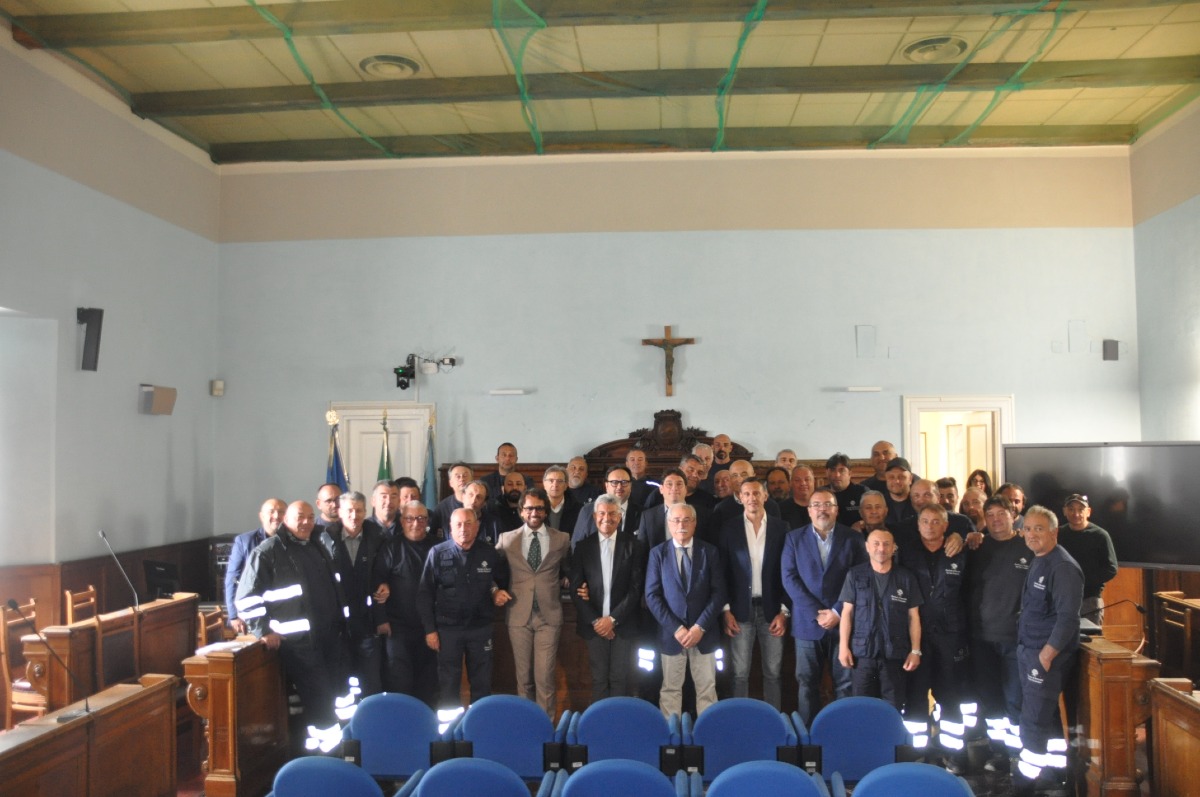 Stabilizzazione forestali: il Presidente Lombardi incontra gli operai - 