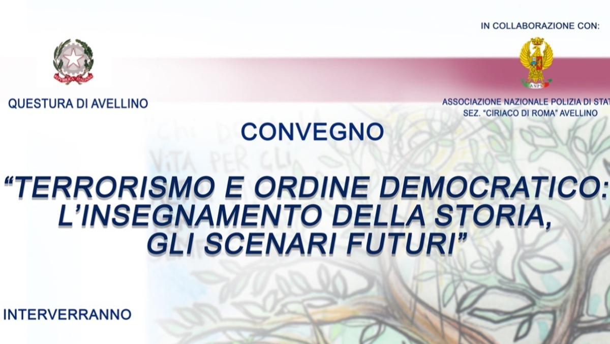 Terrorismo e ordine democratico: convegno ad Ariano Irpino - 