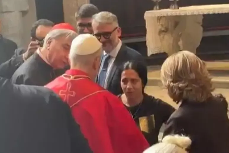 L'incontro tra Patrizia e il Papa: una preghiera per Domenico - 