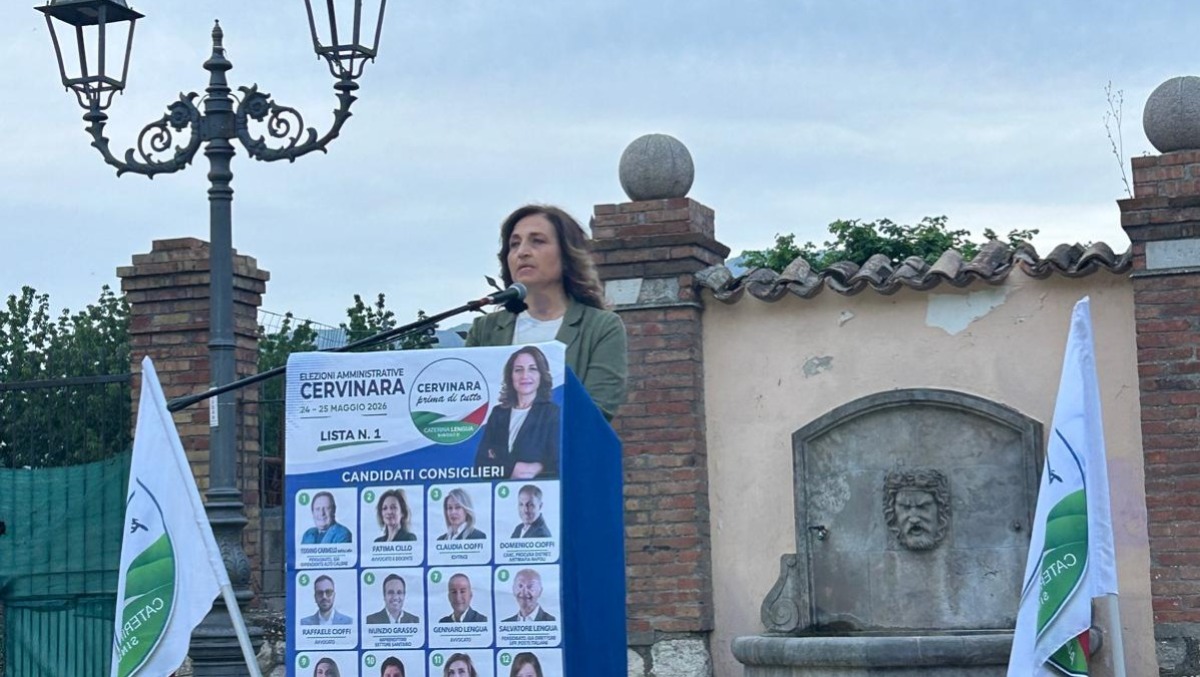 Cervinara, Piazza Sant’Adiutore abbraccia Caterina Lengua e la lista n.1 - 
