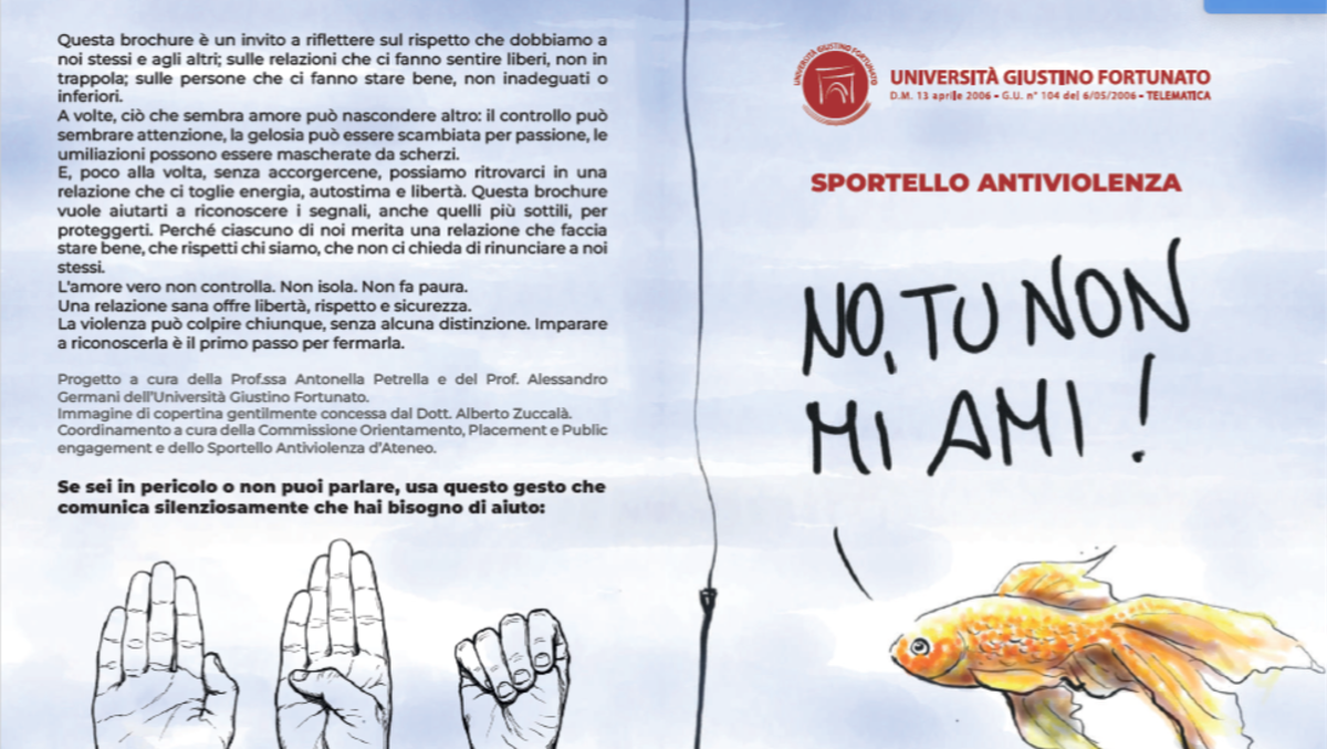“No, tu non mi ami” contro la violenza di genere  - 