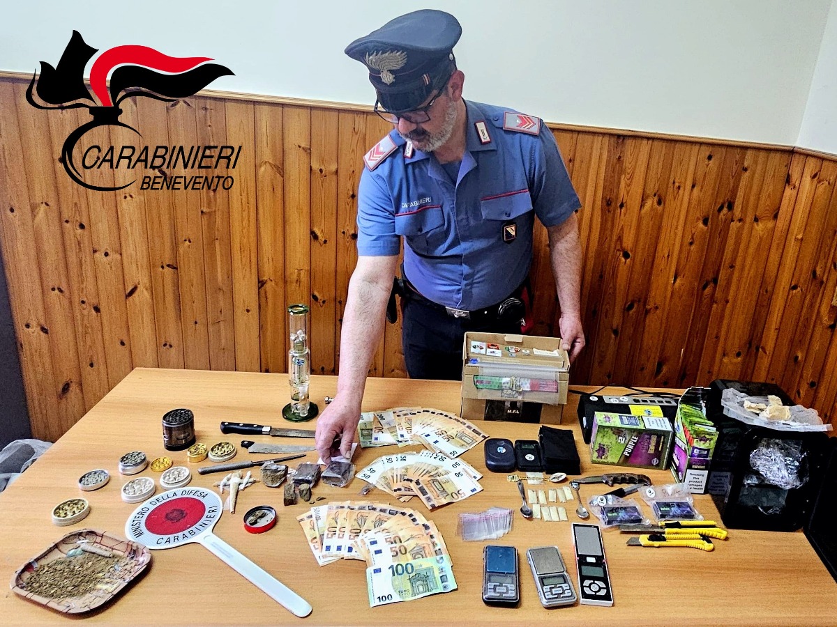 Blitz antidroga in Val Fortore: arrestato un giovane insospettabile - 