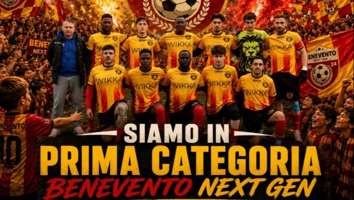 Benevento Next Gen: doppio salto e promozione in Prima Categoria - 