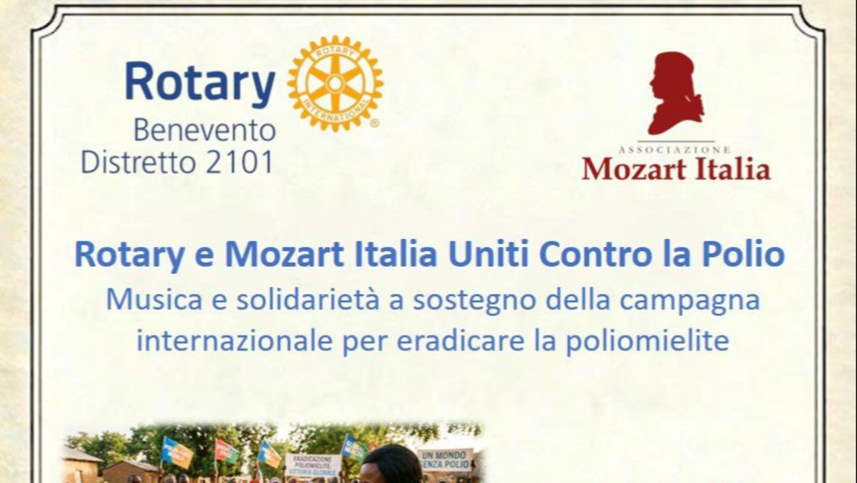 Rotary e Mozart per End Polio Now: grande musica a Benevento - 