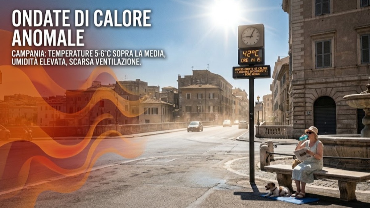 Campania rovente: scatta l’allerta per ondate di calore anomale - 