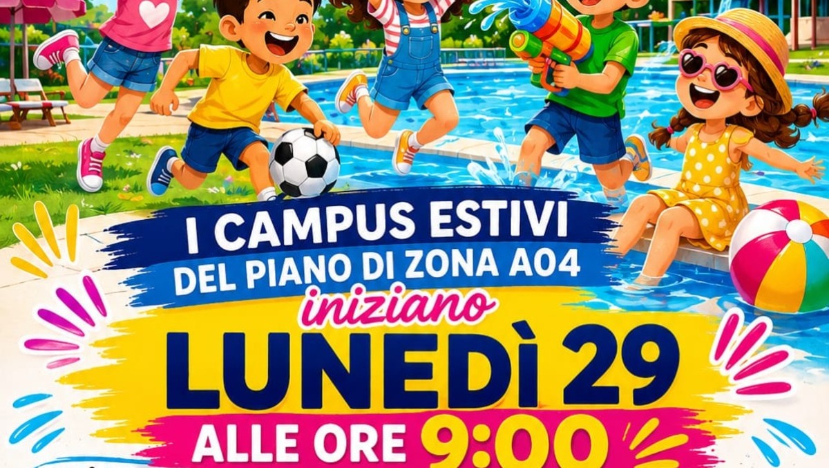 Cervinara, al via i Campus Estivi 2026: sport e socializzazione per i più giovani - 