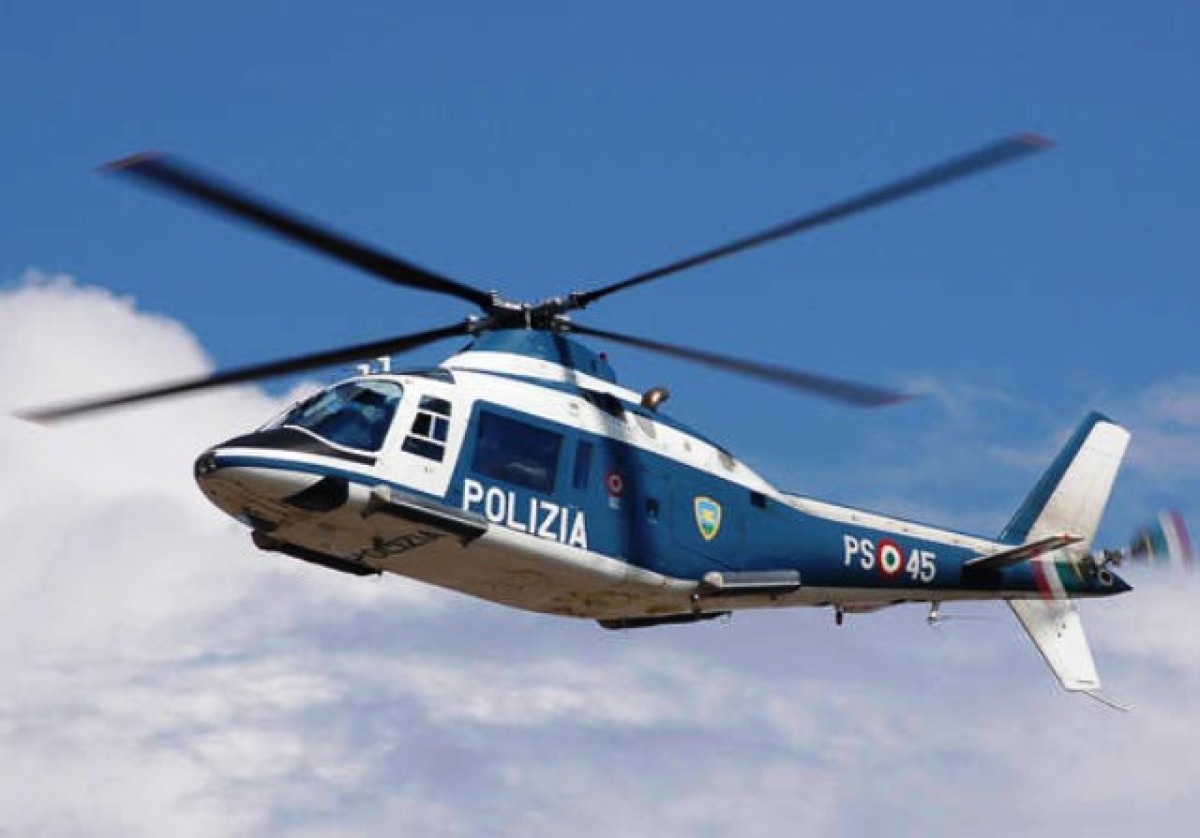 Valle Caudina: controlli con supporto di un elicottero della Polizia - 
