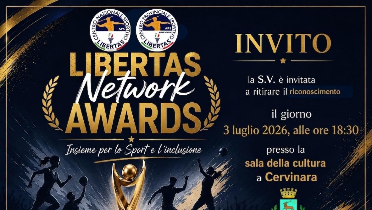 Cervinara Capitale delle Eccellenze: tornano i “Libertas Network Awards 2026” - 