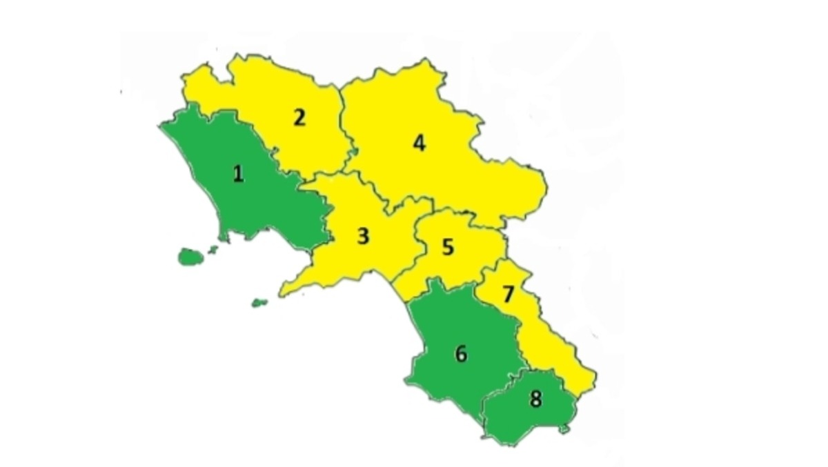 Allerta meteo Gialla in Campania: temporali improvvisi e rischio idrogeologico - 
