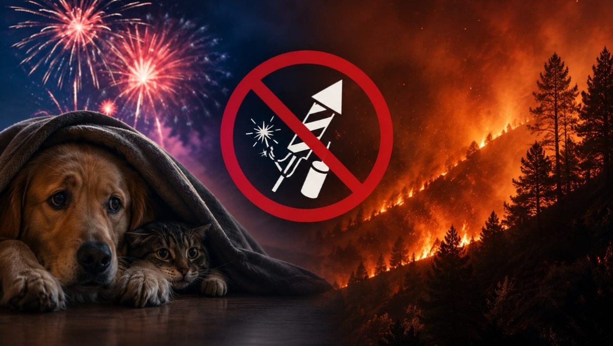 Fuochi d'artificio: l'inutile vanità che brucia la natura e terrorizza gli animali - 