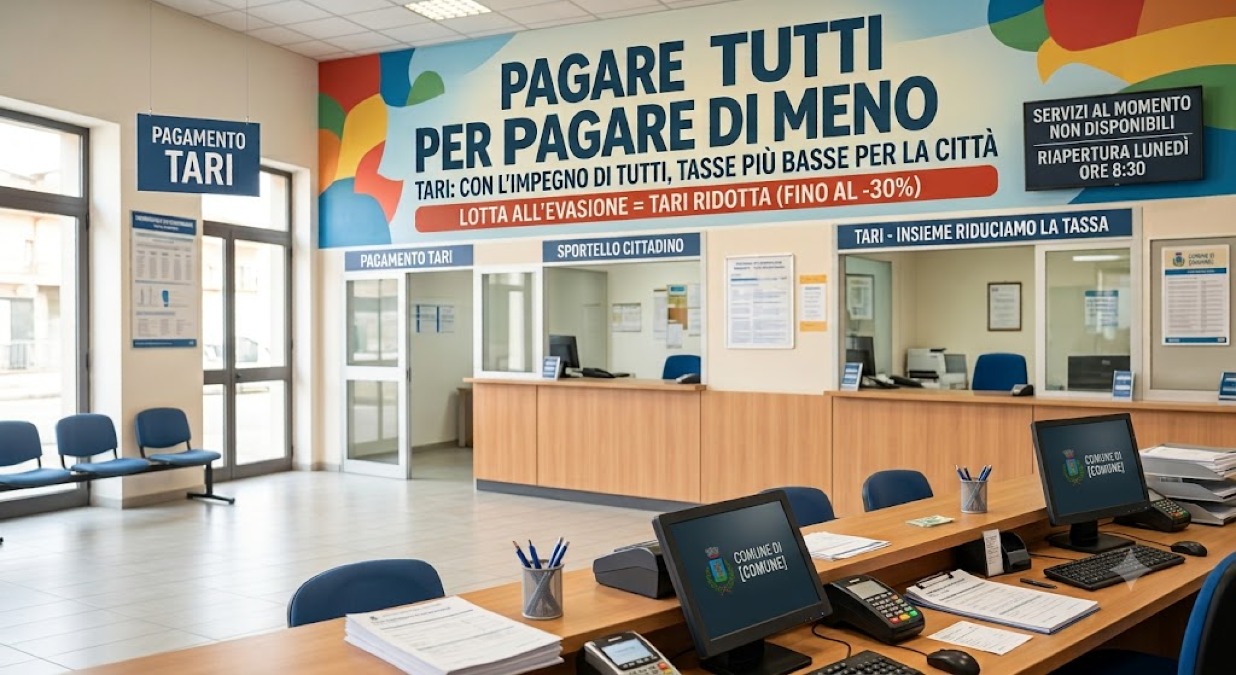 Lotta all'evasione TARI: se pagano tutti le tasse scendono - 