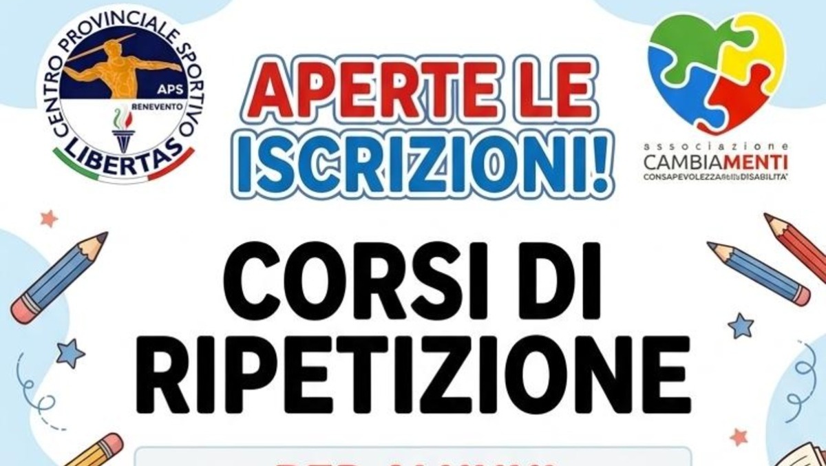 Cervinara: al via le iscrizioni per il doposcuola di ASD Cambiamenti APS - 