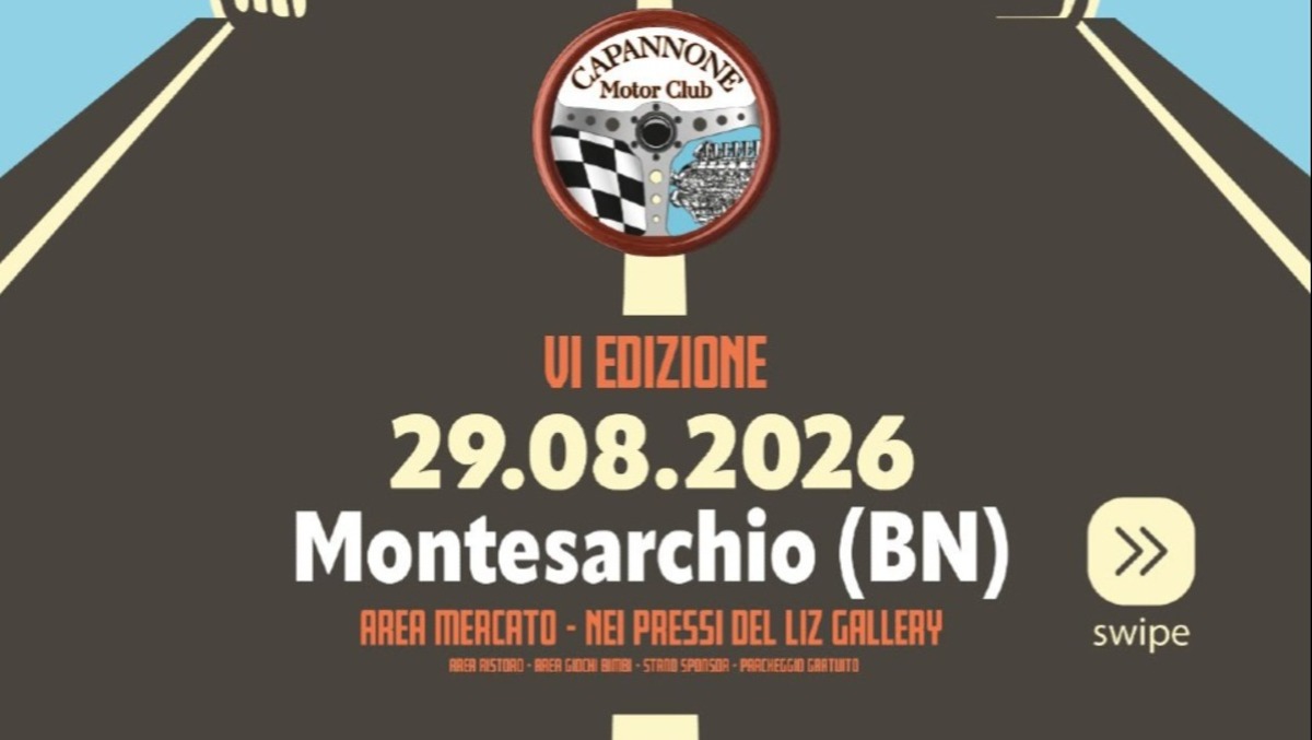 Raduniamo i Motori Vol. 6: a Montesarchio una giornata ad alta intensità tra show e musica - 