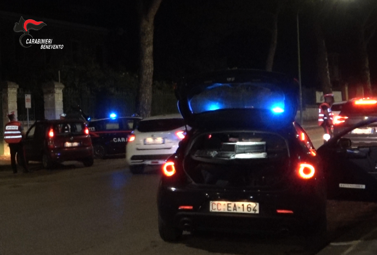Benevento e provincia controlli serrati dei tra alcoltest, droga e arresti - 