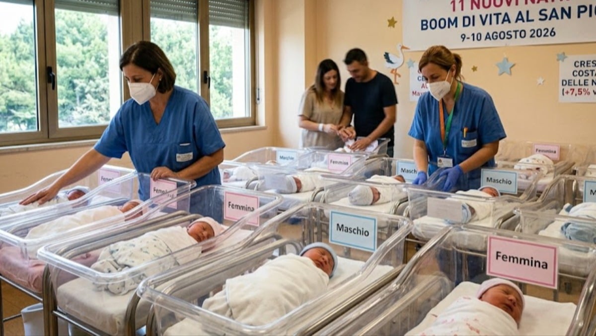 Boom di nascite al San Pio: 11 neonati in 24 ore ed è trend positivo - 