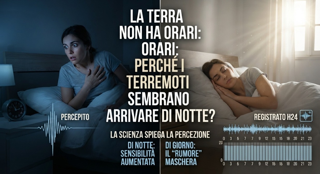 La Terra non ha orari: perché ci sembra che i terremoti arrivino sempre di notte? - 