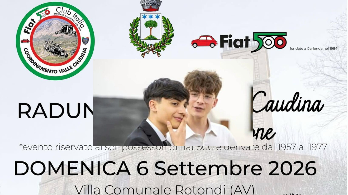 Il Raduno delle 500 a Rotondi Omaggia Alessandro e Vincenzo - 