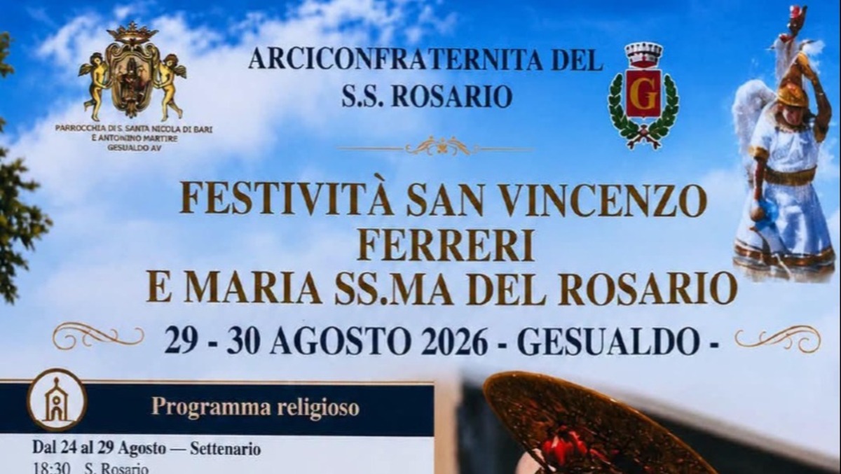 Gesualdo in festa per San Vincenzo Ferreri e il Volo dell'Angelo - 