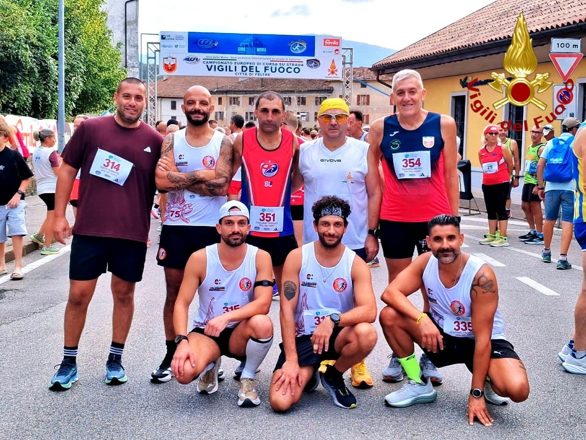 Vigili del Fuoco, la Campania protagonista al Campionato Europeo di podismo - 