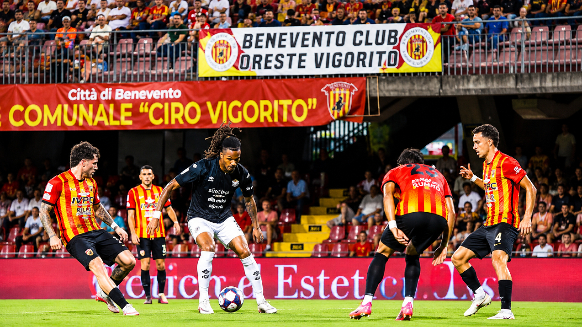 Benevento, rimonta al fotofinish: 1-1 con il Sudtirol - 