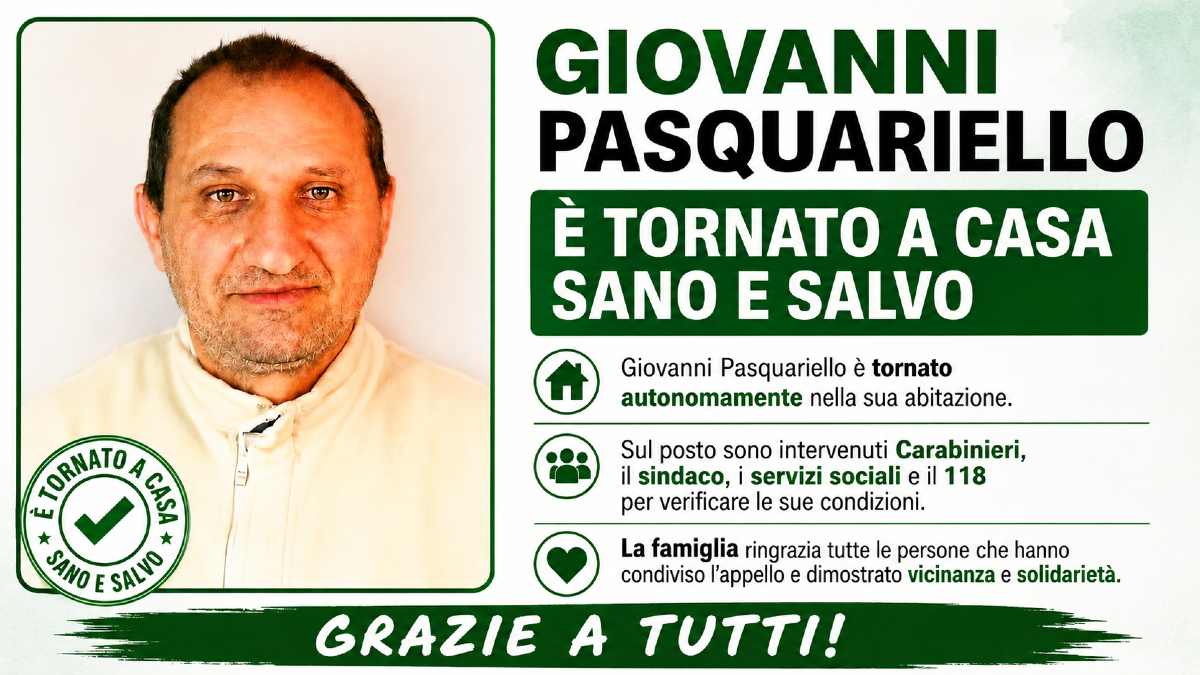 Roccabascerana. Giovanni Pasquariello è tornato a casa - 