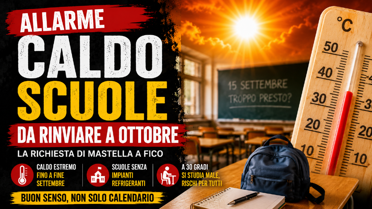 Mastella: «Scuole da rinviare a ottobre per il caldo» - 